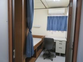 ＜海洋土木＞船内に個室完備。プライバシーも守られます。