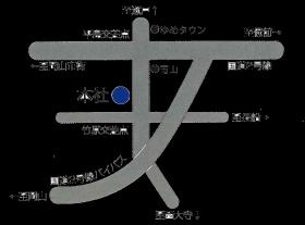 会社までの地図