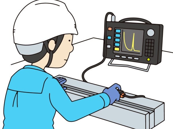 超音波探傷試験検査業務イメージ