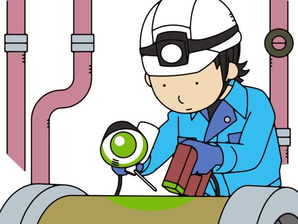 磁粉探傷試験検査業務イメージ