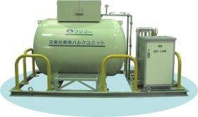 被災地で活躍する災害対策用バルクユニット