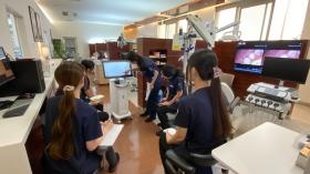 月１のミーティング中。