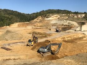 ２か所の土砂採取場があり、土砂採取事業も営んでいます