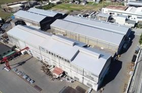 本社工場 全景（ドローン撮影）