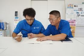 新人さんに優しく丁寧に教えてくれるベテランドライバーさん