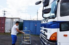 いつも愛車心たっぷりで洗車してピカピカのトラック