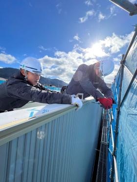 現場作業風景 技能実習生も活躍中！