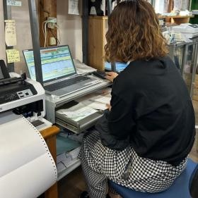 事務員さん。話しやすい方です。