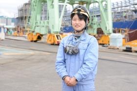 溶接の現場でも女性が活躍