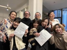 パリのアカデミー修了証書