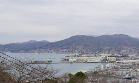正福寺山公園から工場全景