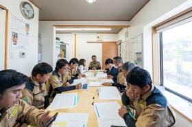 ミーティングの光景