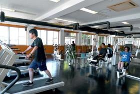 総合技術研究所内のフィットネスジム利用画像