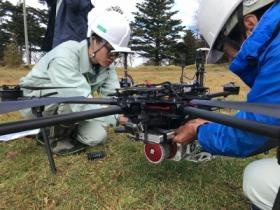 ドローン搭載型レーザースキャナー計測