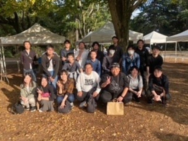 BBQの様子です。社内イベントも活発に行っております！