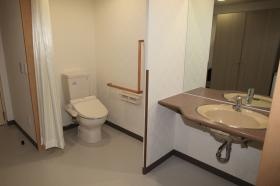 単身用居室 洗面エリア