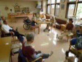 デイサービスでのリハビリの様子