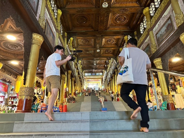 ミャンマーへの撮影風景！日本全国、海外まで、どこでも取材に駆けつけます！