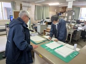 対面点呼により運転士の健康状態確認等を管理しています