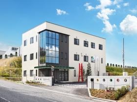 木之子工場事務所棟外観・当社事務所棟の鉄骨も自社にて製造施工