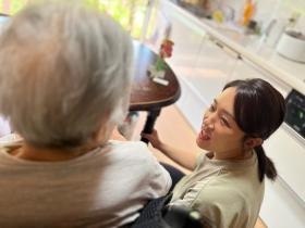 訪問先のようす