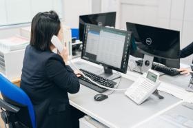 総務事務での業務風景です