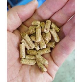 加工された木質ペレットです。再エネルギーとして活用されます。