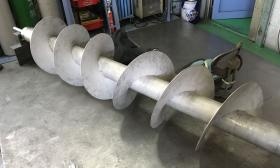 スクリュー羽根製作