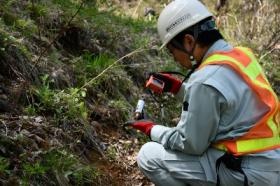 土質調査の様子