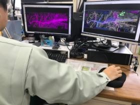 ＣＡＤを使った道路設計