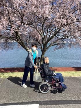 イベント（お花見）の様子