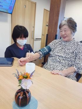 看護師による健康観察