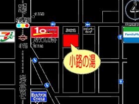 デイサービスの周辺地図