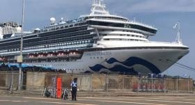 クルーズ船来航時の警備業務です。（警備部門）