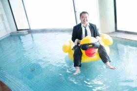 岩下社長（日本一番風呂を目指そう！）