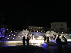 灯の回廊イベント出展雪像