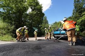 当社施工道路舗装修繕工事