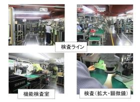 検査ライン、機能検査室、検査（拡大・顕微鏡）