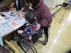 特養における趣味活動のひとこま