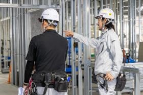 業務風景（給排水衛生設備工事：施工管理）