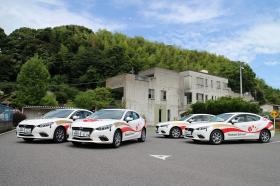 コースからみた校舎