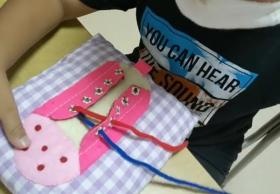 らいふアップ芳泉「手指練習」