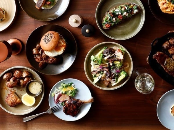 ダイニングですのでカジュアルなお料理です。