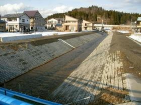 当社施工河川護岸工事