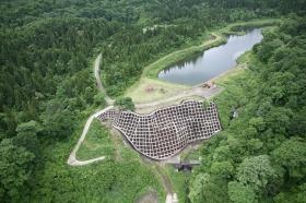 当社施工地すべり防止工事