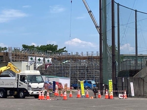 建設現場での軽・片付け・軽