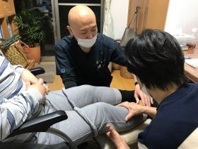 訪問の様子（理学療法士）