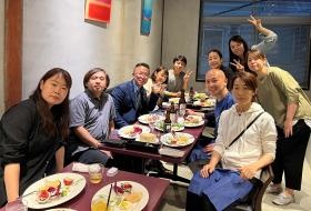 勉強会後の打ち上げ♪