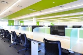 オペレーションルーム（酒田拠点は１３の部署があります）