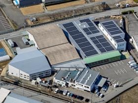 甲府事業所の航空写真